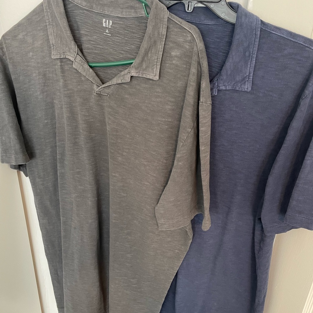 GAP XL tall polo shirts (2)